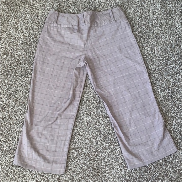 Brown Pinstripe Capris - Picture 3 of 6